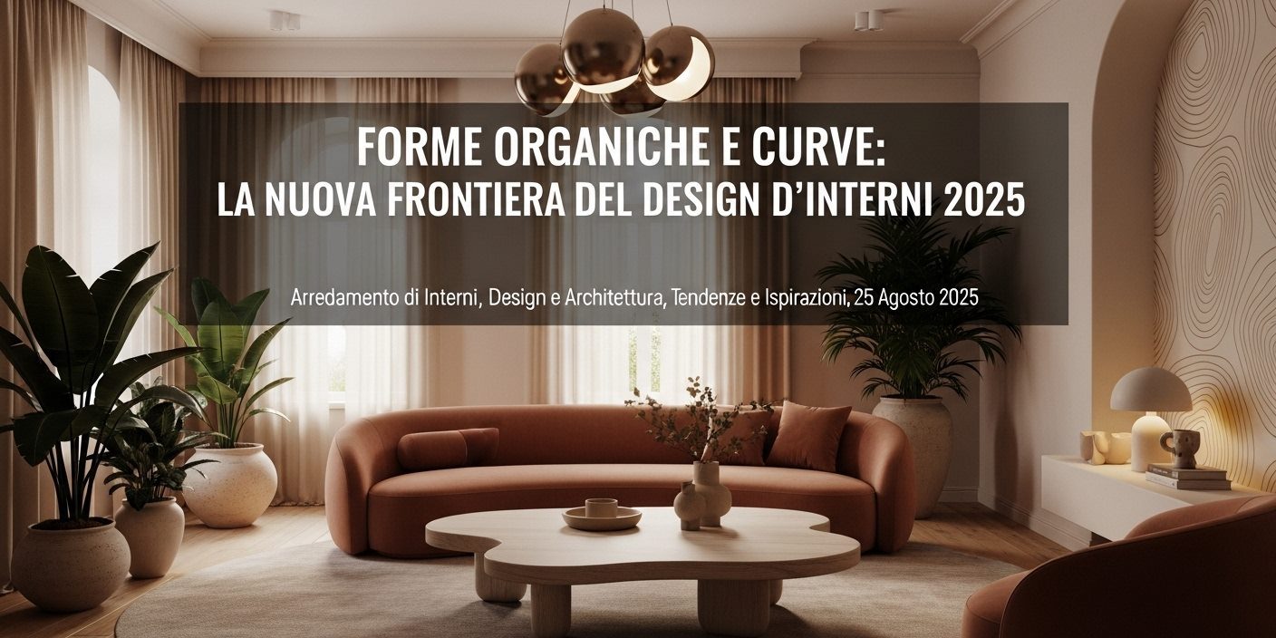 Forme Organiche e Curve - La Nuova Frontiera del Design d'Interni 2025