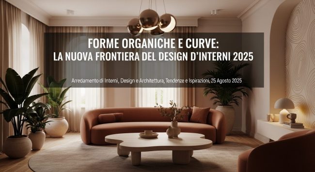 Forme Organiche e Curve – La Nuova Frontiera del Design d’Interni 2025 Forme Organiche e Curve - La Nuova Frontiera del Design d'Interni 2025