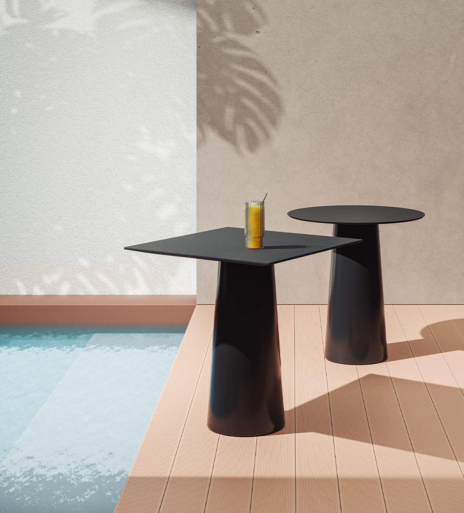 Tavoli Design in polipropilene e polietilene