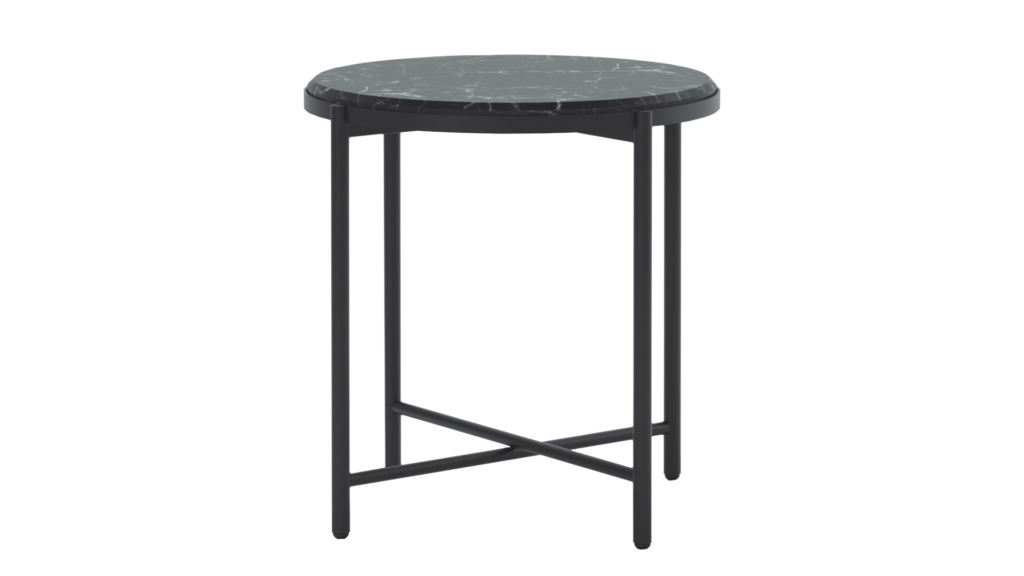 3750H55 - Tavolino H 520 con pianotondo Ø 500