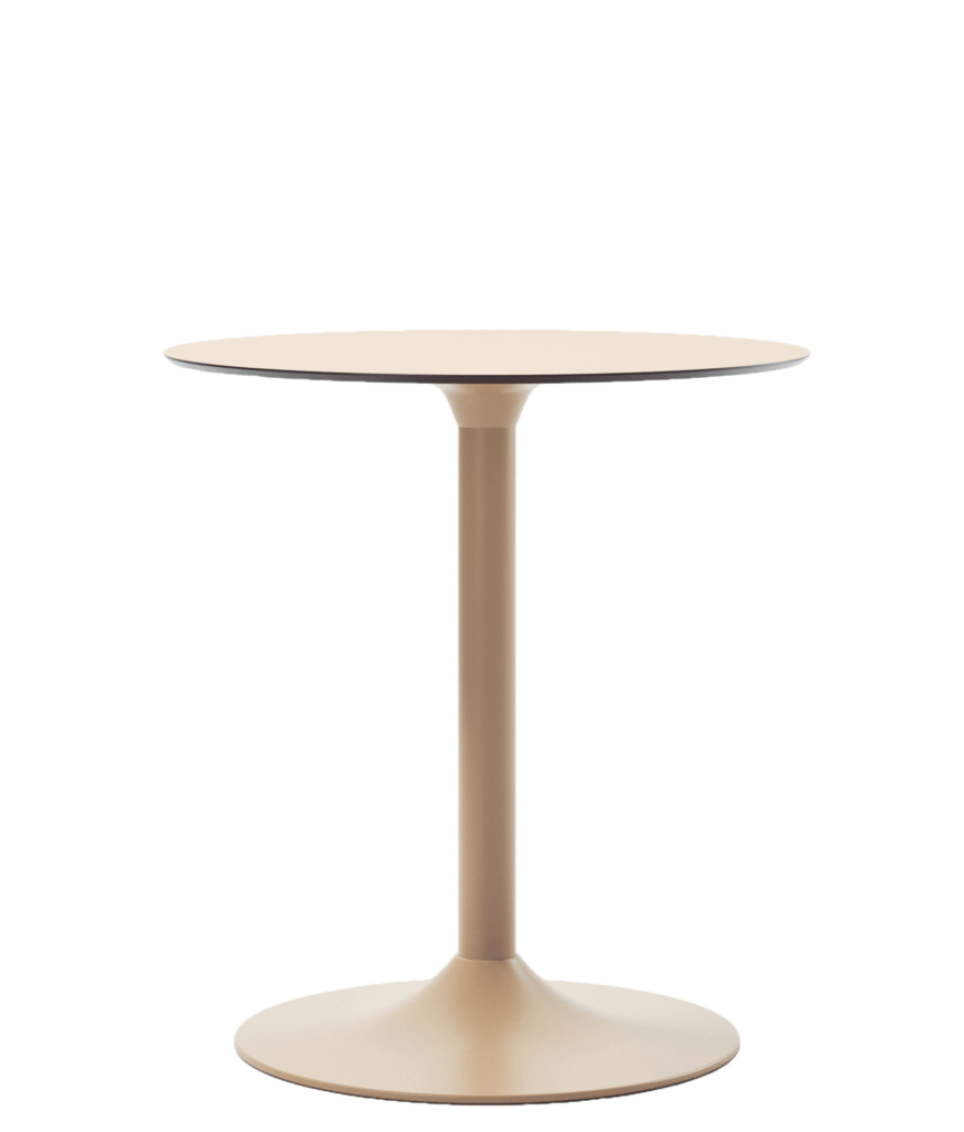 3940  Table H 750 avec base ronde Ø 550