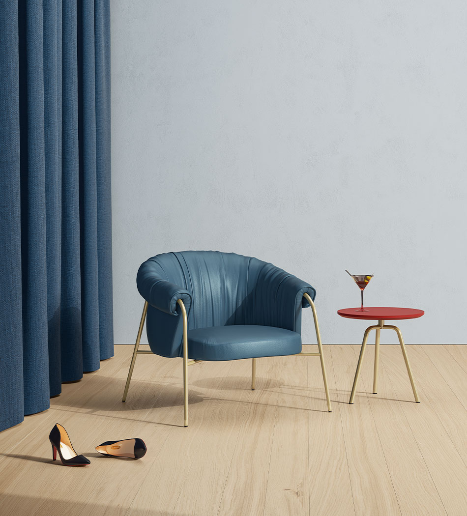 Coffee Table di design con Struttura in Metallo