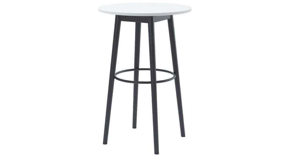 3710H1 - Tavolo H 1025 in faggio con piano quadrato o tondo in laminato o in altri materiali