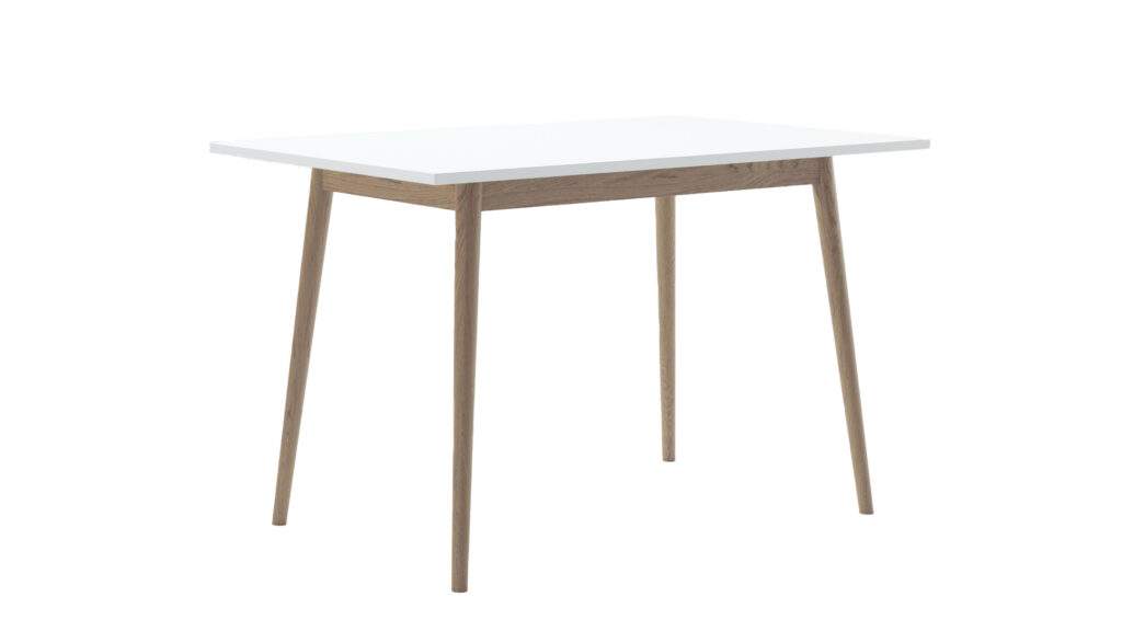 3712H7 - Tavolo H 750 in faggio con piano rettangolare in laminato o in altri materiali